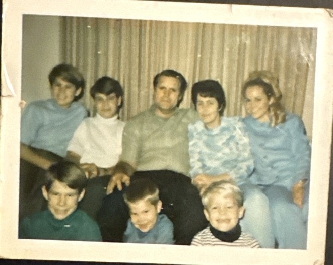 The Scott family in an early photograph